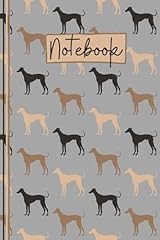 Greyhound notebook cute for sale  Delivered anywhere in UK