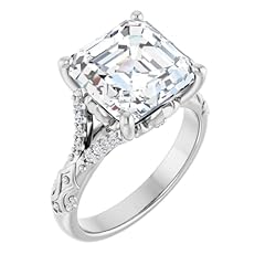 Asscher moissanite wedding for sale  Delivered anywhere in USA 