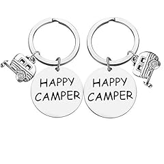 Happy camper keychain for sale  Delivered anywhere in USA 