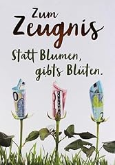 Zeugnis geldkarte grußkarte gebraucht kaufen  Wird an jeden Ort in Deutschland