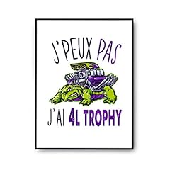 Affiche trophy blanc d'occasion  Livré partout en France