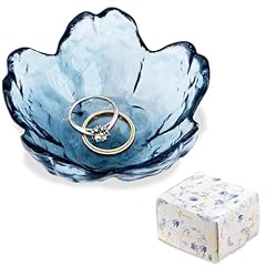 Blue flower glass for sale  Delivered anywhere in USA 