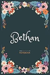 Bethan notebook floral for sale  Delivered anywhere in UK