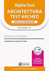 Alpha test architettura. usato  Spedito ovunque in Italia 