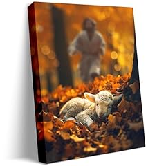 Jesus lamb canvas for sale  Delivered anywhere in USA 