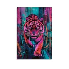 Zzxzhthb wandposter neontiger gebraucht kaufen  Wird an jeden Ort in Deutschland