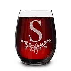 Floral monogram engraved for sale  Delivered anywhere in USA 