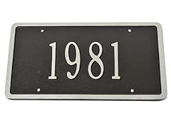 1981 corvette license for sale  Delivered anywhere in USA 