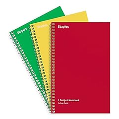 Staples subject notebook for sale  Delivered anywhere in USA 