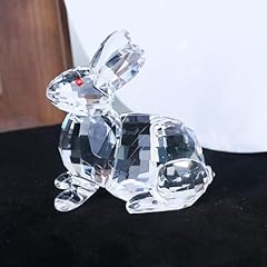 Crystal rabbit figurine for sale  Delivered anywhere in USA 