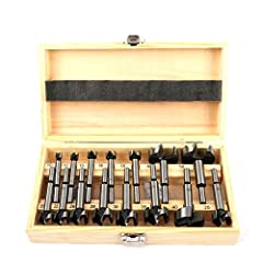 jxgzyy 15PCS Forstner Bit Set 10-50mm 2/5-2 Inch Round for sale  Delivered anywhere in USA 