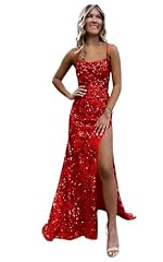 Preseossa red prom for sale  Delivered anywhere in USA 