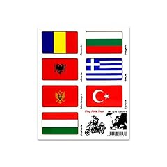 Stickers adesivi bandiere usato  Spedito ovunque in Italia 