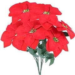 Lilocoo artificial poinsettia for sale  Delivered anywhere in USA 