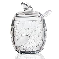 Glass honey pot for sale  Delivered anywhere in UK