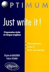 Just write expression d'occasion  Livré partout en France