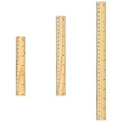 Pcs wooden ruler for sale  Delivered anywhere in UK