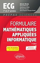 Formulaire mathématiques appl d'occasion  Livré partout en France