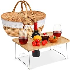 Foldtier picnic basket for sale  Delivered anywhere in USA 