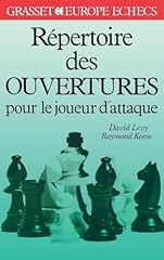 Répertoire ouvertures joueur d'occasion  Livré partout en Belgiqu