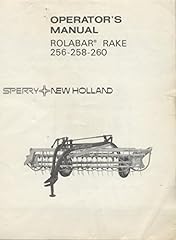 New Holland 256 258 260 Rolabar Bar Hay Rake OPERATORS for sale  Delivered anywhere in USA 