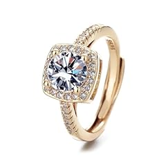 Anello donna moissanite usato  Spedito ovunque in Italia 