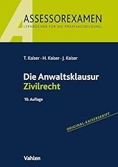 Anwaltsklausur zivilrecht gebraucht kaufen  Wird an jeden Ort in Deutschland