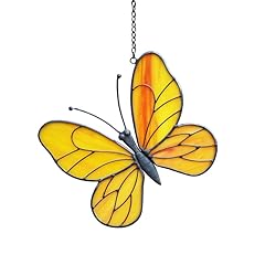 Yellow butterfly suncatcher for sale  Delivered anywhere in USA 