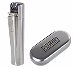 Metal clipper lighter for sale  Delivered anywhere in Ireland
