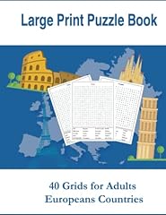 Large print puzzle for sale  Delivered anywhere in USA 