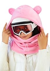 Pink fleece helmet for sale  Delivered anywhere in USA 