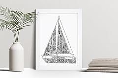 Personalised sail boat for sale  Delivered anywhere in UK