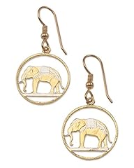 Thailand elephant earrings for sale  Delivered anywhere in USA 