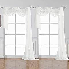 Ovzme white sheer for sale  Delivered anywhere in USA 