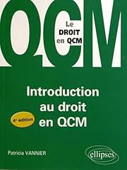 Introduction droit qcm d'occasion  Livré partout en Belgiqu