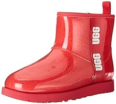 UGG Women's Classic Clear Mini Fashion Boot, Hibiscus for sale  Delivered anywhere in USA 