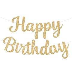 Glitter happy birthday for sale  Delivered anywhere in USA 