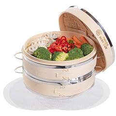 Dumpling bamboo steamer for sale  Delivered anywhere in USA 