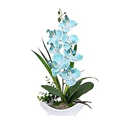 Artificial orchid teal for sale  Delivered anywhere in Ireland