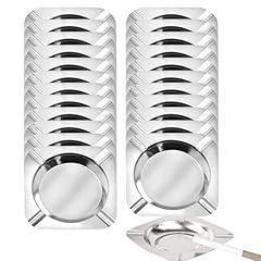 Pack stainless ashtrays for sale  Delivered anywhere in UK