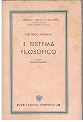 Sistema filosofico. sei usato  Spedito ovunque in Italia 