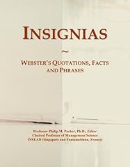 Insignias webster quotations for sale  Delivered anywhere in UK