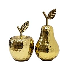 Hammered gold apple for sale  Delivered anywhere in UK