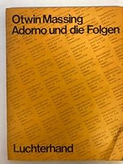 Adorno und die for sale  Delivered anywhere in UK