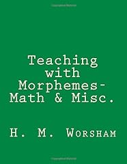 Teaching morphemes math for sale  Delivered anywhere in USA 