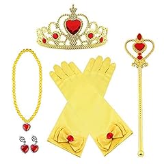 Vicloon Elsa Dress Up Accessories Set of 5, Elsa Gloves,, used for sale  Delivered anywhere in UK