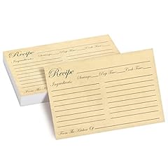 Lined recipe cards for sale  Delivered anywhere in UK
