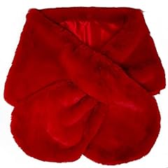 Stola rossa elegante usato  Spedito ovunque in Italia 