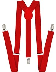 Trilece red suspenders for sale  Delivered anywhere in USA 