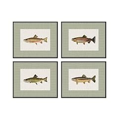 Trout green gingham for sale  Delivered anywhere in USA 